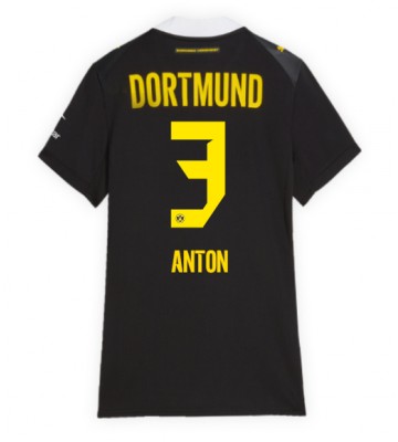 Borussia Dortmund Waldemar Anton #3 Udebanetrøje Dame 2026-27 Kortærmet